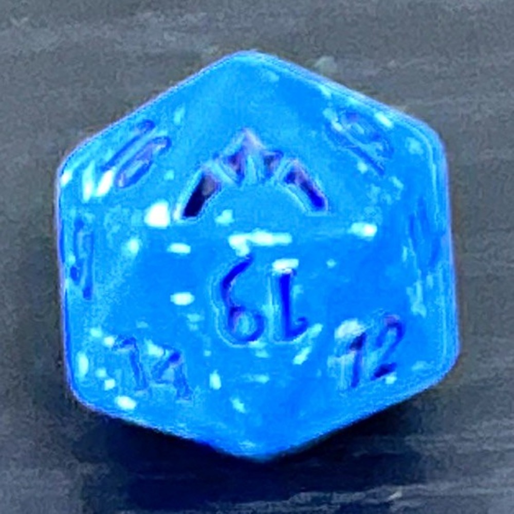 MTG Return to Ravnica Blue Spindown D20 Life Counter Die Magic The Gathering